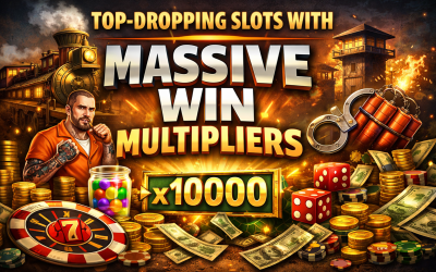 Top-Dropping Slots with Massive Win Multipliers
